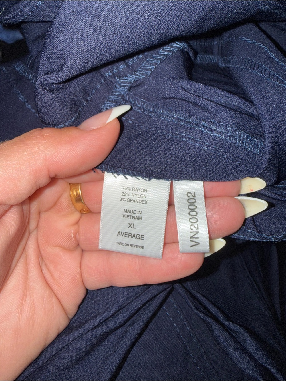 New York & Company navy blue pants - Picture 4 of 4